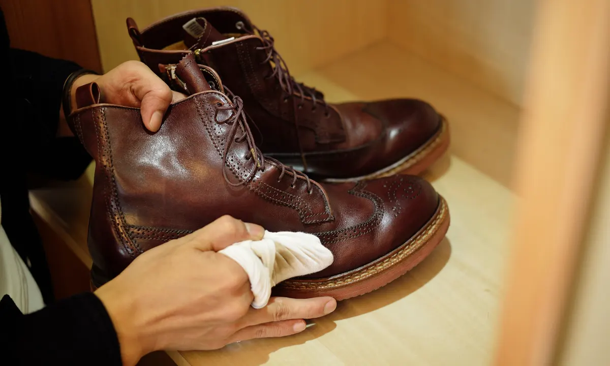 leather shoe care